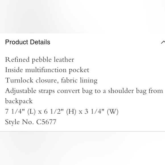 Coach Convertible Mini Backpack - Picture 5 of 16